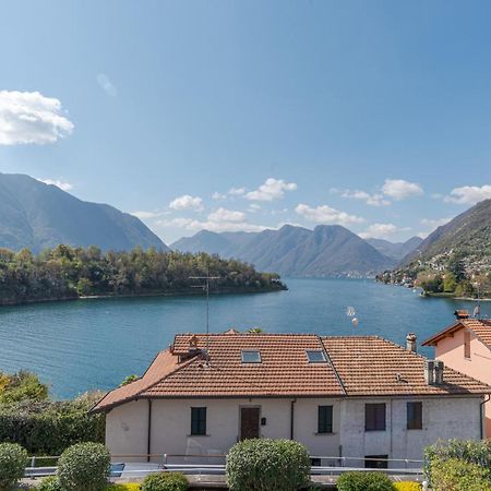 Lake Como Apartment With Balcony And Private Parking Ossuccio Exteriör bild