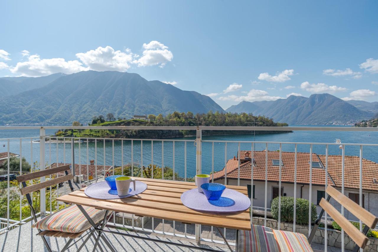 Lake Como Apartment With Balcony And Private Parking Ossuccio Exteriör bild