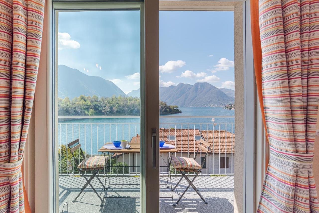 Lake Como Apartment With Balcony And Private Parking Ossuccio Exteriör bild